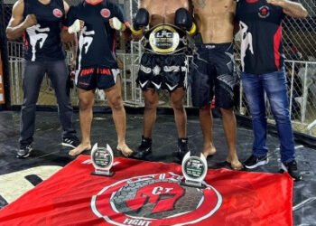 Equipe Gladiator Fight de Cáceres domina Lucas Fight Combat 7 com três vitórias e um cinturão