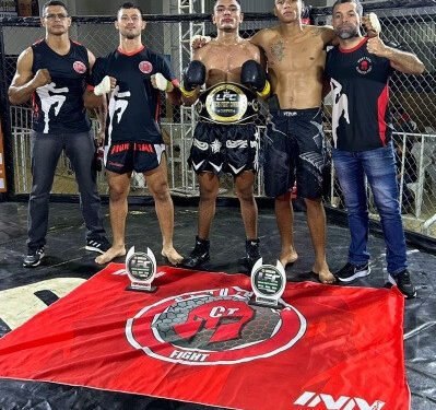 Equipe Gladiator Fight de Cáceres domina Lucas Fight Combat 7 com três vitórias e um cinturão