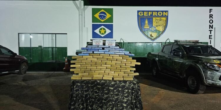 Gefron apreende 146 quilos de cocaína e causa prejuízo de R$ 2,8 milhões às facções criminosas