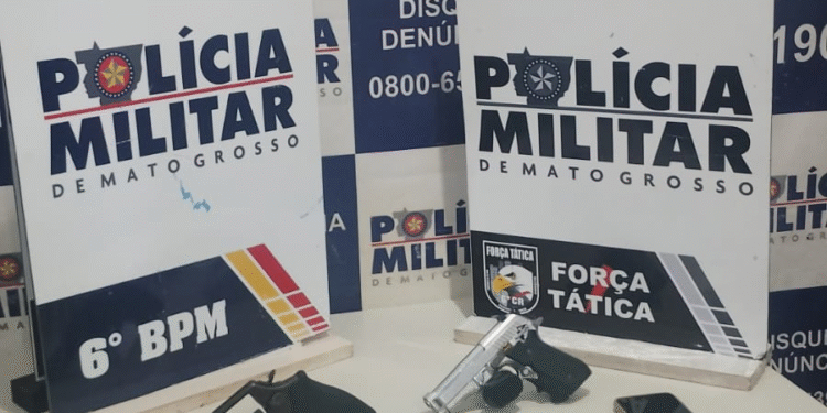 Trio é preso por ligação com facção em Cáceres