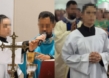 Padre é flagrado com mulher em casa paroquial