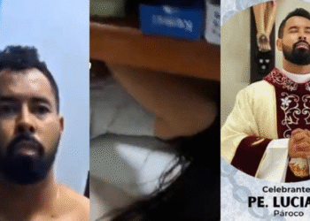 Jovem flagrada com padre registra denúncia