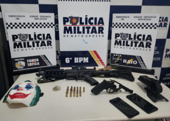 Três são presos por em Cáceres