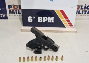 Homem é preso com arma de fogo em Cáceres