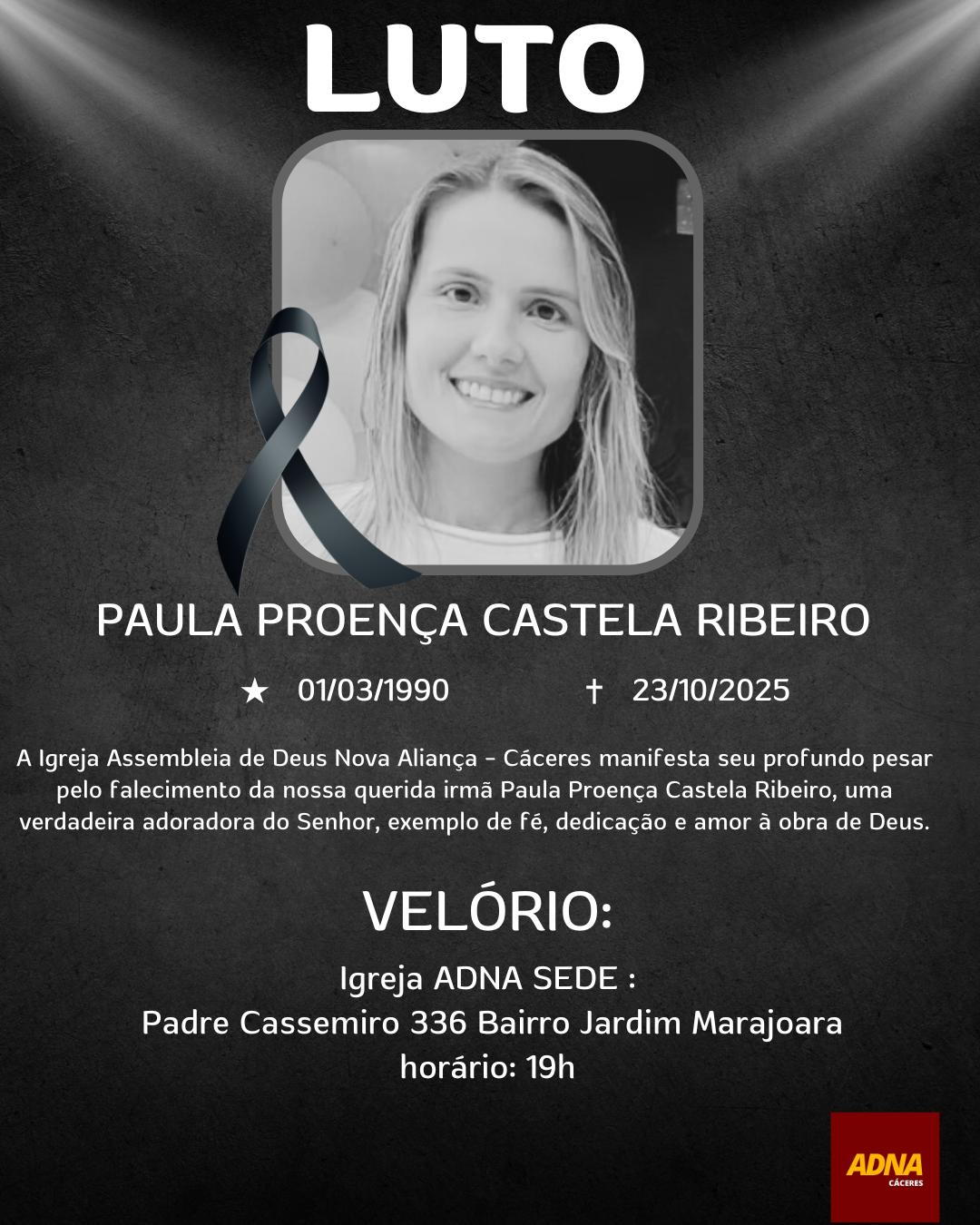 Prima da cantora Ana Castela morre em Cuiabá aos 36 anos