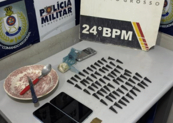 PM prende homem com cocaína em Cuiabá