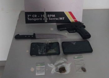 PM impede roubo e prende dois suspeitos em MT