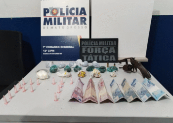 Prisão por tráfico em Barra do Bugres