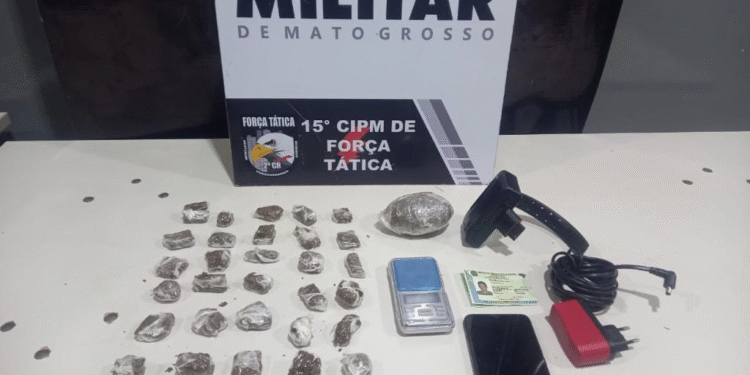 Traficante preso em Várzea Grande