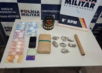 Rotam apreende menor com drogas em Cáceres