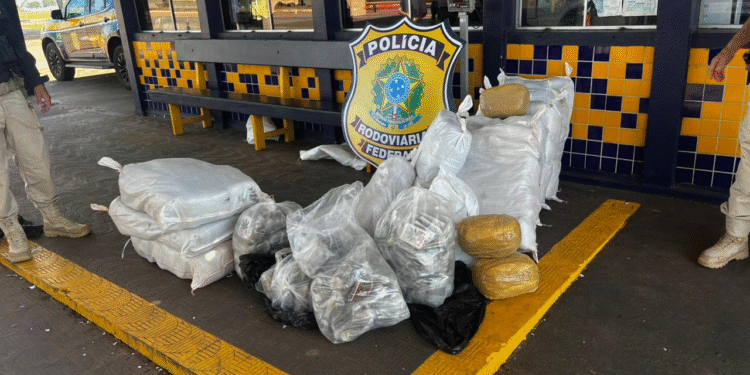 PRF apreende drogas e pneus ilegais em MT