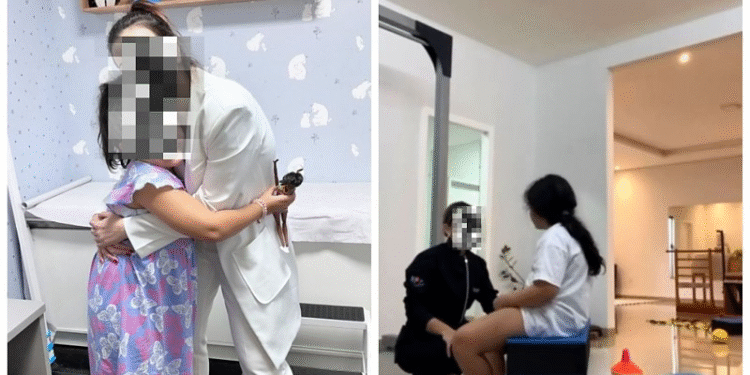 Menina ferida segue em recuperação