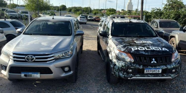 Rotam recupera Hilux roubada