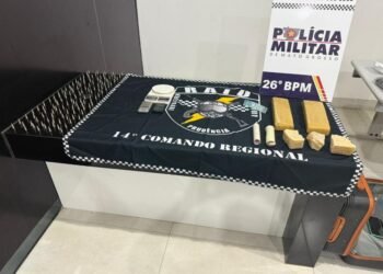 Raio prende suspeito com drogas