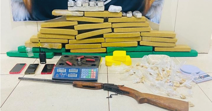 Apreensão de 36 kg de drogas em MT