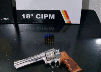 PM apreende revólver após agressão
