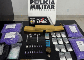 Força Tática prende homem por tráfico de drogas durante operação em Nova Mutum
