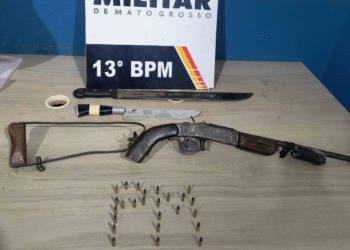 Homem é preso por violência doméstica e porte ilegal de arma em MT