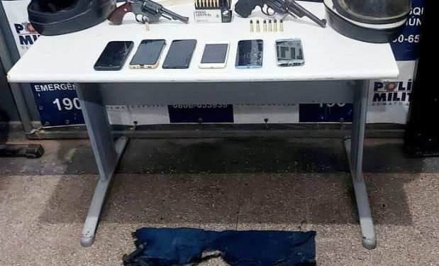 PM prende cinco faccionados suspeitos de tentativa de homicídio em Cáceres