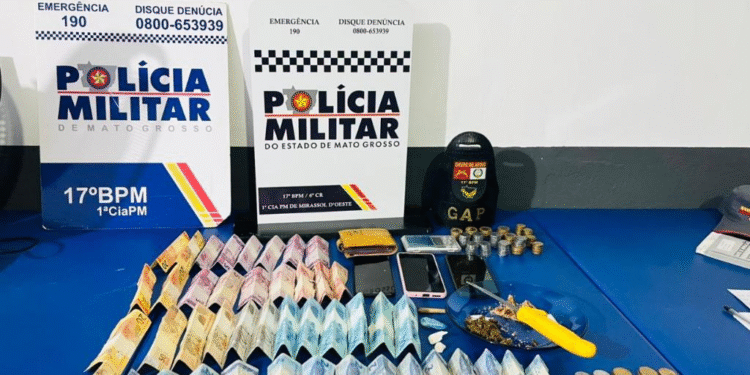 Cinco pessoas são presas por tráfico de drogas em Mirassol D’Oeste