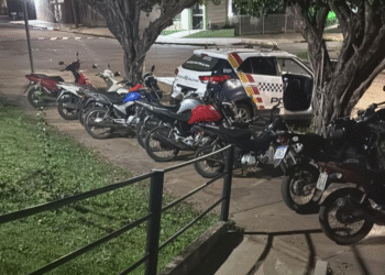 Polícia Militar frustra “rolezinho” de motoqueiros e apreende 12 motocicletas em MT