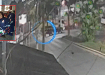 Câmeras registram colisão com caminhão-guincho que matou motociclista na Avenida Beira Rio, em Cuiabá