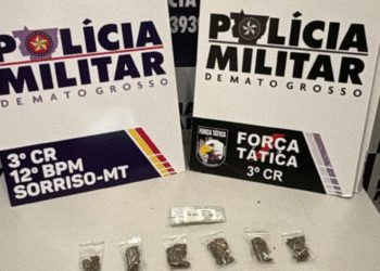 Jovem é preso na madrugada de Sábado por tráfico de drogas durante uma operação em Sorriso