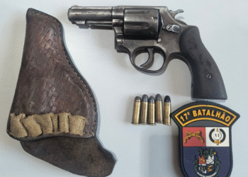 Homem é preso por porte ilegal de arma de fogo em Lambari d’Oeste