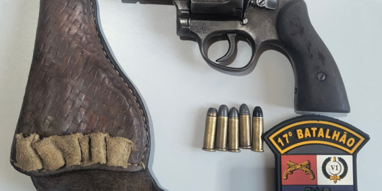 Homem é preso por porte ilegal de arma de fogo em Lambari d’Oeste