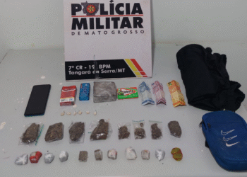 Faccionados são detidos com drogas durante operação da PM em Tangará da Serra