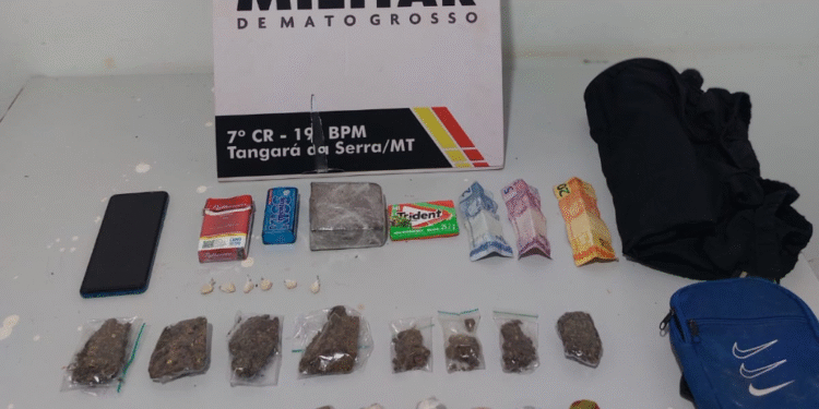 Faccionados são detidos com drogas durante operação da PM em Tangará da Serra