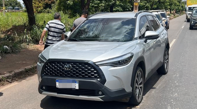 Veículo roubado é recuperado após perseguição com apoio do Vigia Mais MT em Cuiabá