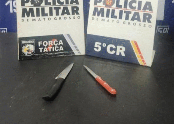 Mulher é presa por tentativa de homicídio após ataque a faca em praça pública