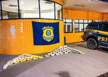 PRF apreende quase 66 kg de drogas durante fiscalização na BR-070 em Barra do Garças