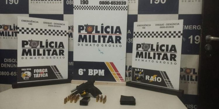 Dupla é presa após perseguição policial por tentativa de homicídio em Cáceres