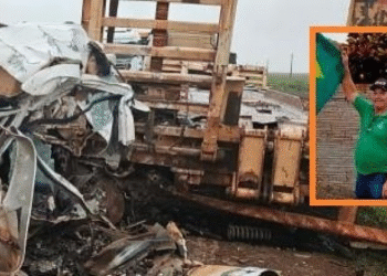 Produtor rural morre após colisão entre Hilux e carreta na MT-140