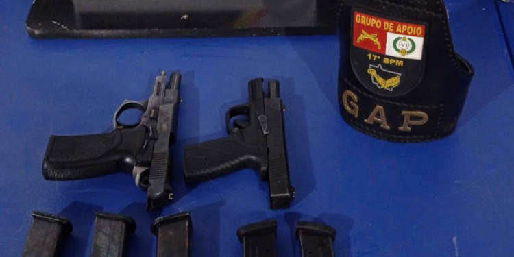 Mulher é presa com duas pistolas 9mm durante ação da PM contra facções em Mirassol d’Oeste