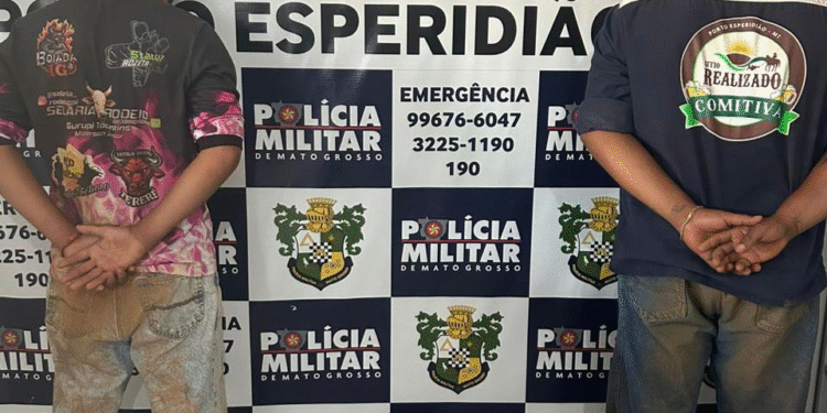 Suspeitos são presos com drogas após fuga e capotamento de viatura em Porto Esperidião