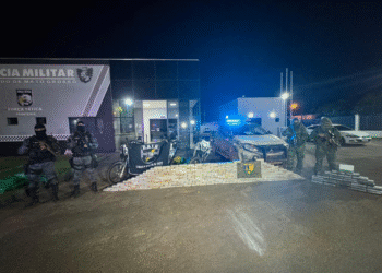 Operação da PM e Gefron apreende 299 quilos de drogas e causa prejuízo de R$ 5,6 milhões ao crime