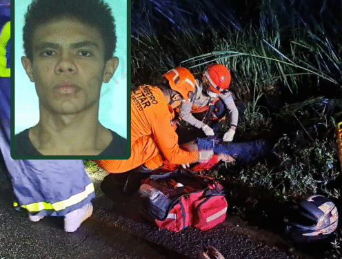 Jovem morre e mulher fica gravemente ferida após colisão frontal na BR-174 entre Cáceres e Caramujo