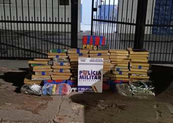 Forças de segurança apreendem 335 kg de drogas após perseguição e prendem quatro suspeitos em MT
