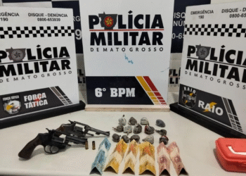 Polícia Militar apreende dois adolescentes armados e com drogas em Cáceres