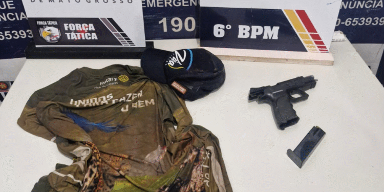 Suspeito de tentativa de homicídio em bar é preso pela Força Tática em Cáceres