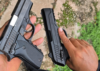 Polícia Militar prende dupla suspeita de tentativa de roubo e apreende arma em Cuiabá