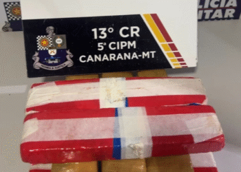 Polícia Militar apreende mais de 7 kg de maconha e detém dupla após perseguição em Canarana
