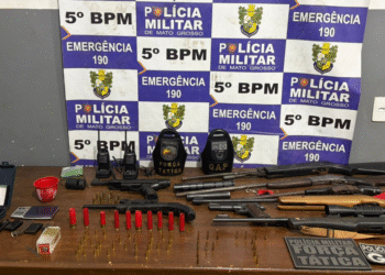 Suspeito de atuar como armeiro é preso com arsenal em propriedade rural de Rondonópolis