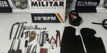 Suspeitos de integrar quadrilha são presos durante tentativa de furto em MT